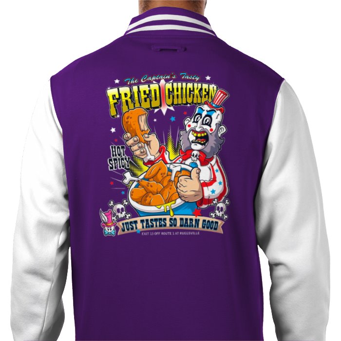 Captain Spaulding Fried Chicken Varsity Jacket