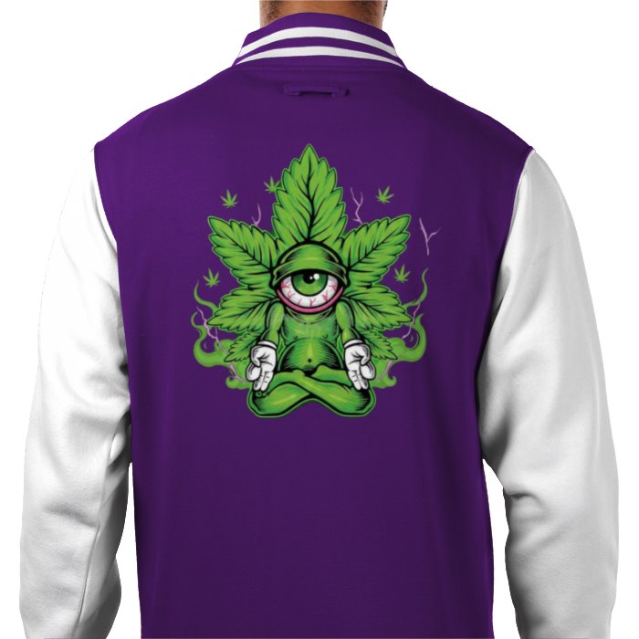 Cannabis Eye Varsity Jacket