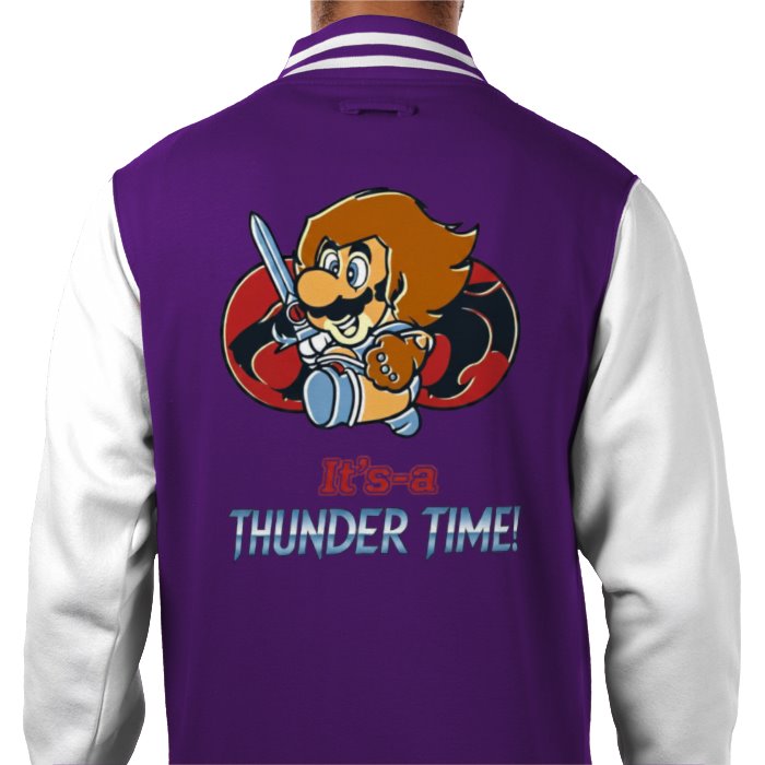 Super Mario x Thundercats - Its 'a Thunder Time Varsity Jacket
