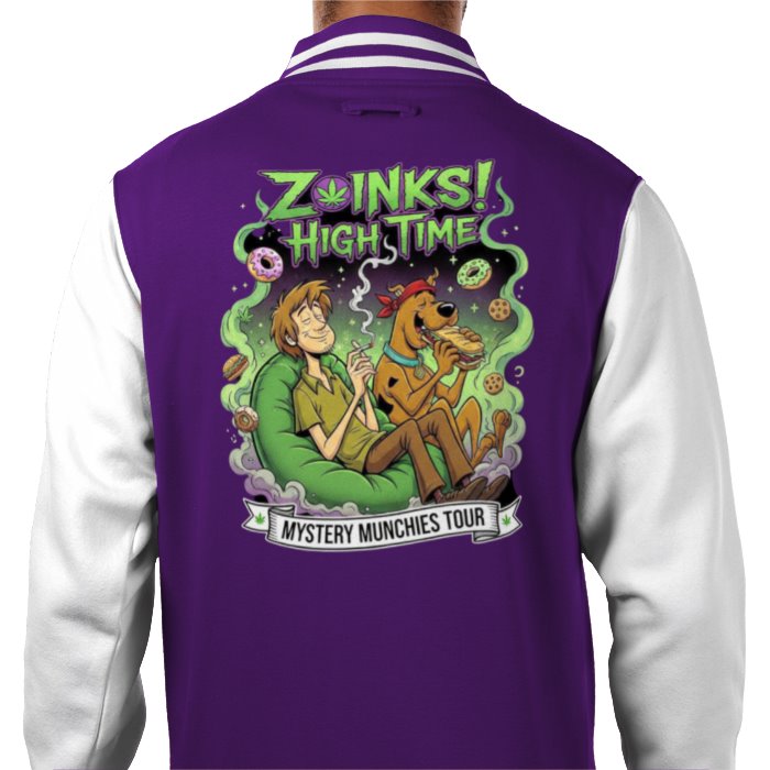 Scooby Doo Zoinks Varsity Jacket