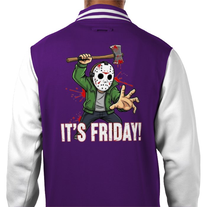 Friday 13th - Its Friday Varsity Jacket
