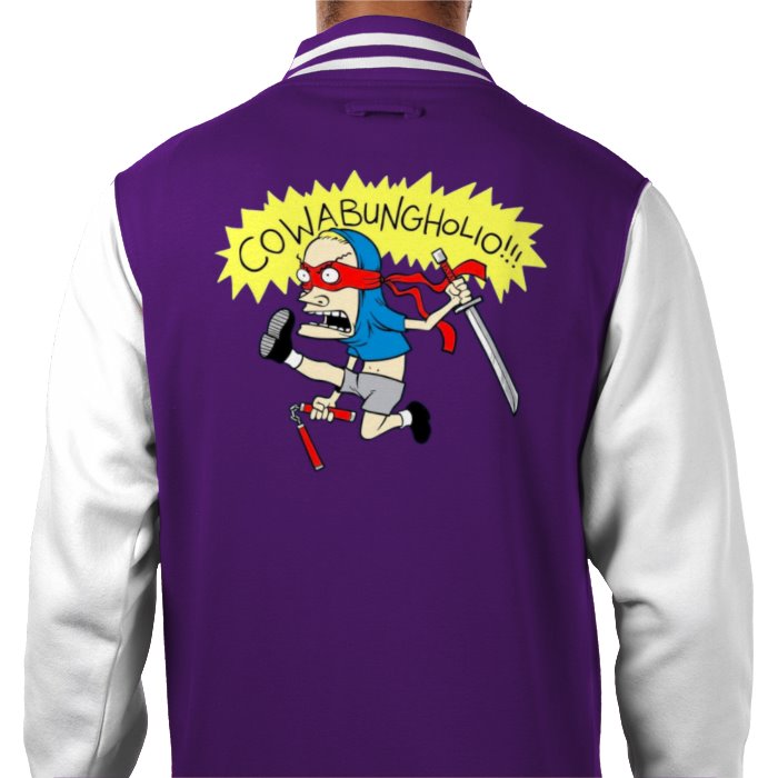 Beavis & Butt Head x Teenage Mutant Ninja Turtles - CowaBungHolio Varsity Jacket
