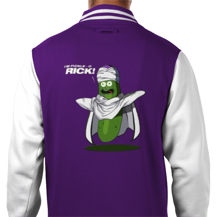 Rick & Morty & Dragonball Z - Piccallo Rick v2 Varsity Jacket