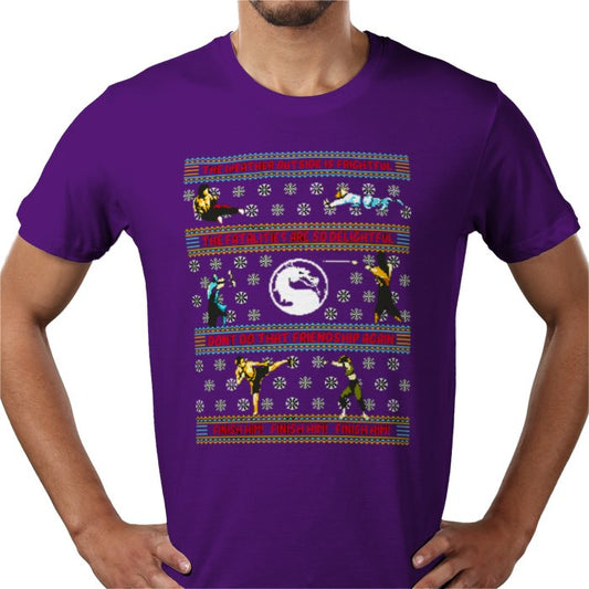 Ugly Jumper Style - Mortal Kombat Christmas T Shirt