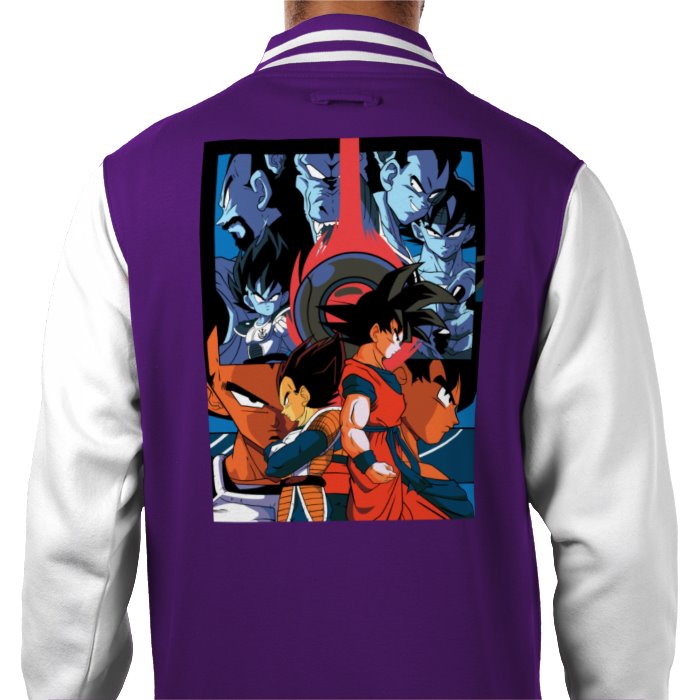 Dragon Ball Z - Saiyan Theme 3 Varsity Jacket