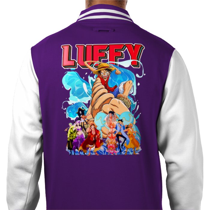 One Piece - Luffy Theme 3 Varsity Jacket