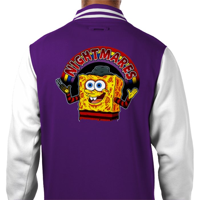 SpongeBob SquarePants & A Nightmare On Elm Street - Nightmares Varsity Jacket