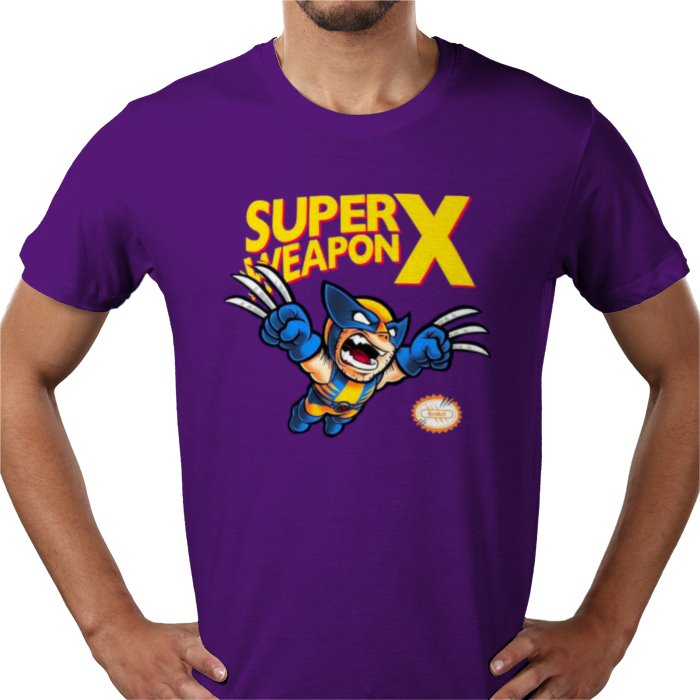 Super Mario Bro's & Wolverine - Super Weapon X T-shirt