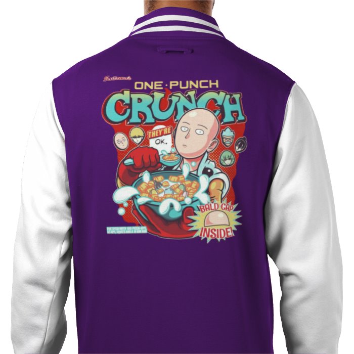 One Punch Man - One Crunch Varsity Jacket