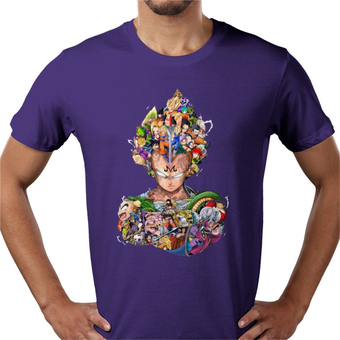 Dragon Ball Z - Vegeta Collage T-Shirt