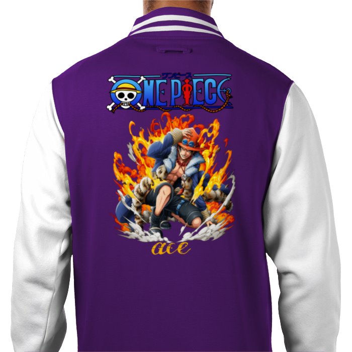 One Piece - Ace Portrait Varsity Jacket