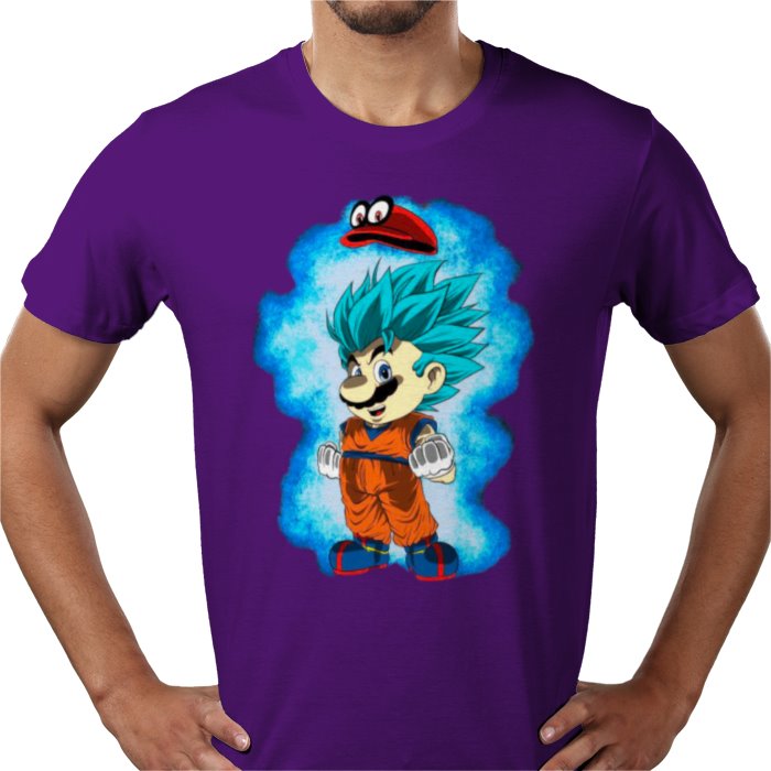 Dragonball Z & Super Mario Bro's - Saiyan Bro's T-shirt