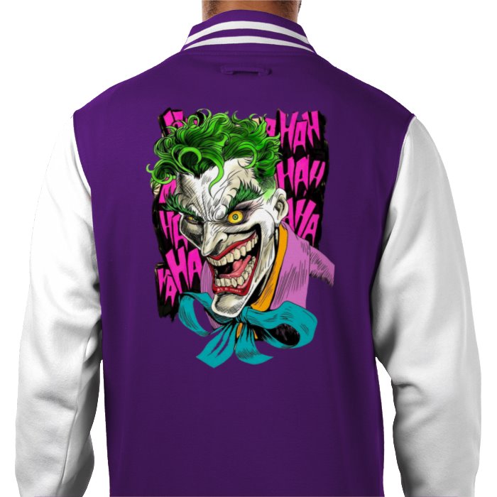 Batman - Laughing Joker Varsity Jacket