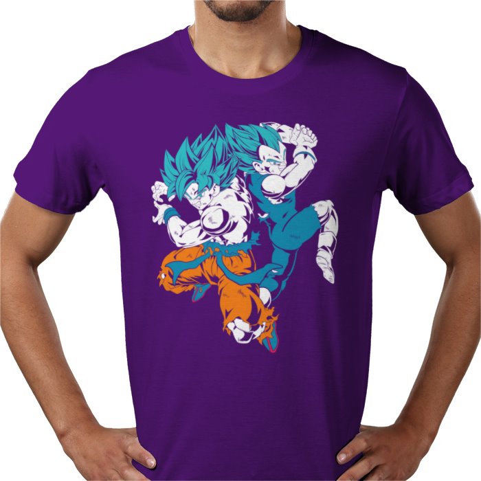 Dragonball Z - Saiyan Theme 4 T-shirt