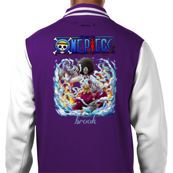 One Piece - Brook Hancock Portrait Varsity Jacket