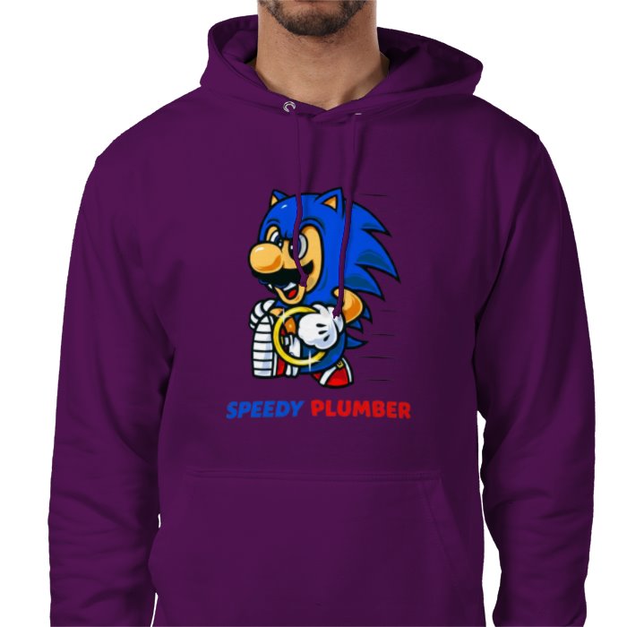 Super Mario x Sonic - Speedy Plumber Value Hoodie