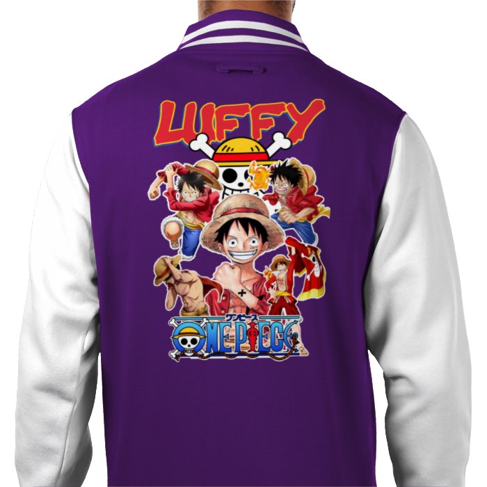 One Piece - Luffy Theme 6 Varsity Jacket