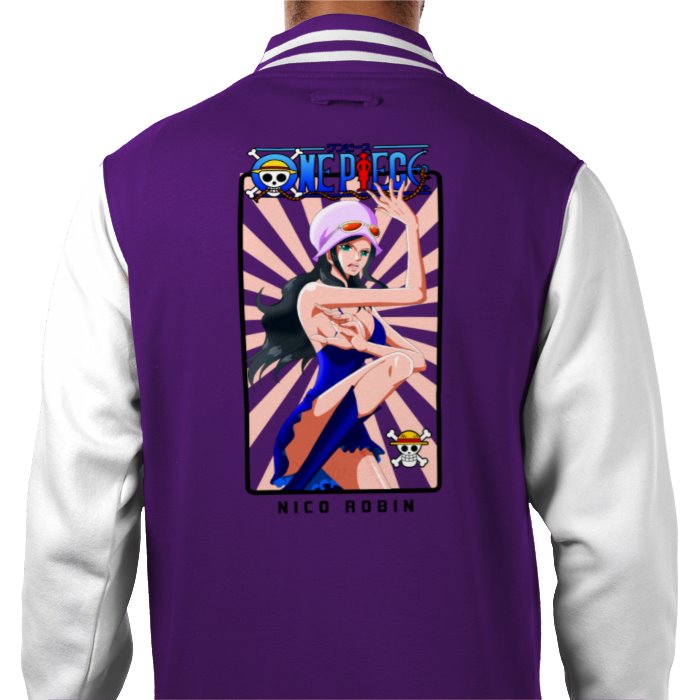 One Piece - Nico Robin Theme 1 Varsity Jacket