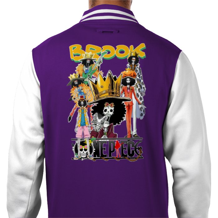 One Piece - Brook Theme 2 Varsity Jacket