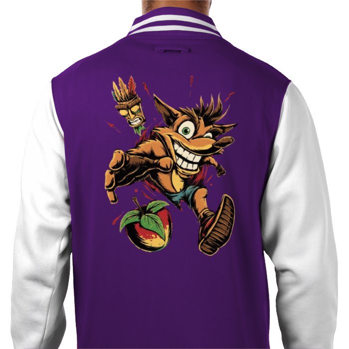 Crash Bandicoot Varsity Jacket