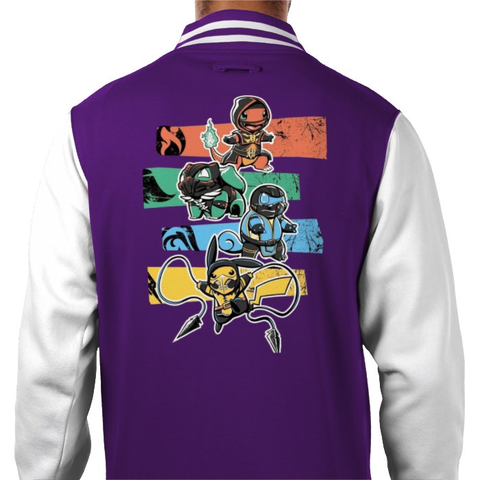 Pokémon & Mortal Kombat - Kombat Starters Varsity Jacket