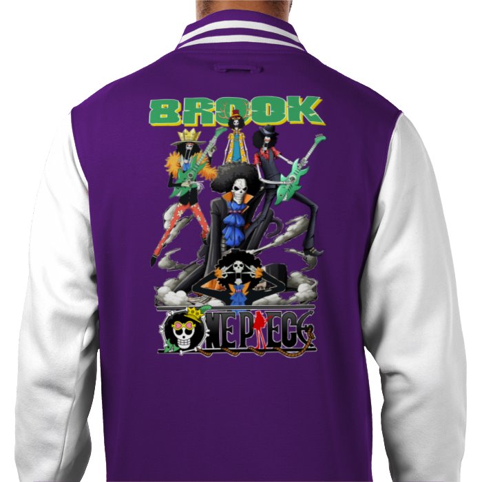 One Piece - Brook Theme 3 Varsity Jacket