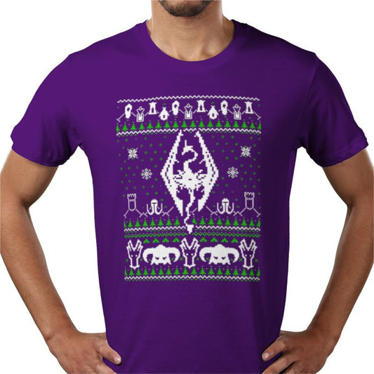 Ugly Jumper Style - Skyrim Christmas T Shirt