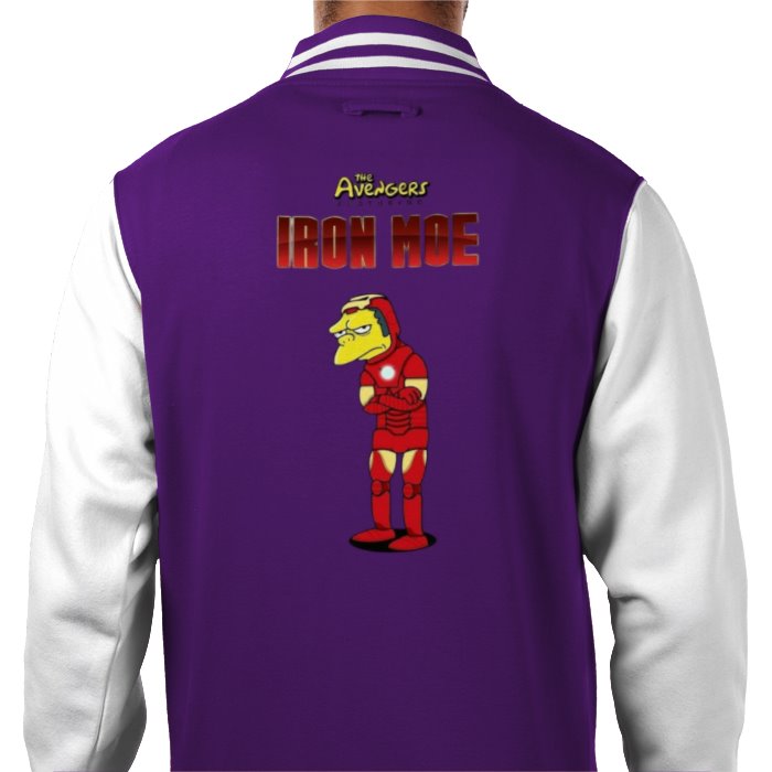 The Simpsons & Iron Man - Iron Moe Varsity Jacket