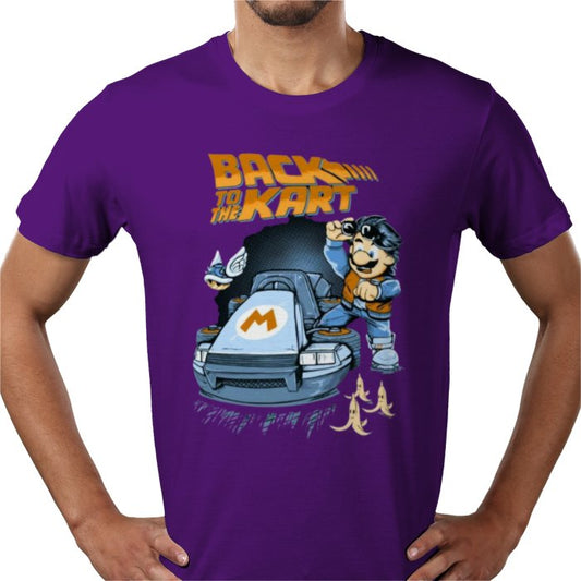 Mario Kart & Back To The Future - Back To The Kart T-Shirt