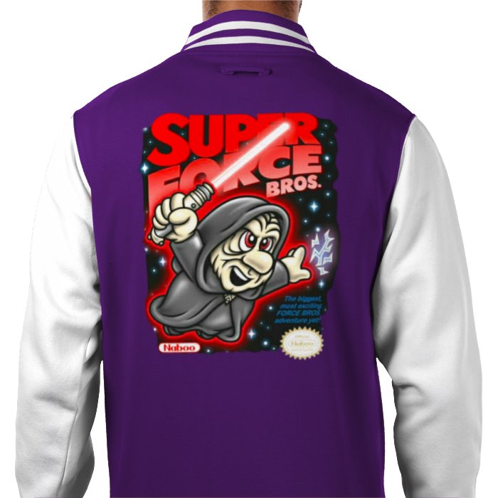 Super Mario Bro's & Star Wars - Super Force Bros Varsity Jacket