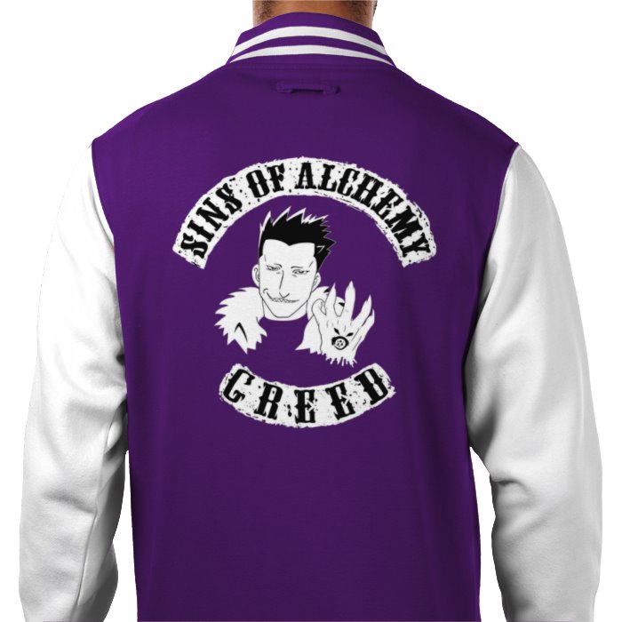 Full Metal Alchemist & Sons Of Anarchy - Sins Of Greed Varsity Jacket