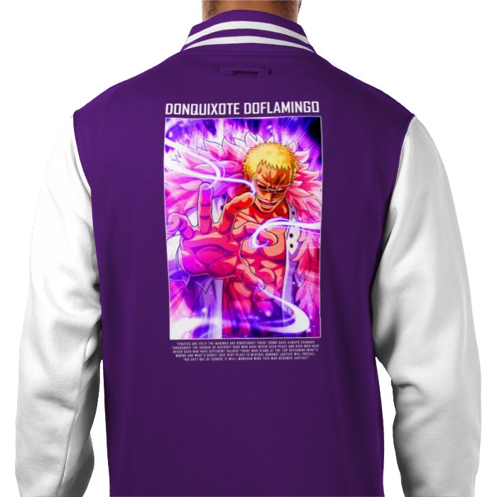 One Piece - Doflamingo Theme 1 Varsity Jacket