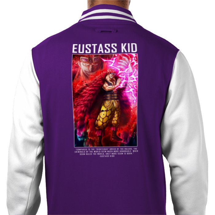 One Piece - Eustass Kid Theme 1 Varsity Jacket