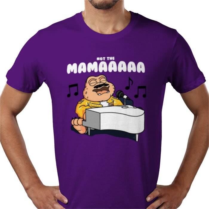 Dinosaurs & Freddy Mercury - Not The Mama T-shirt