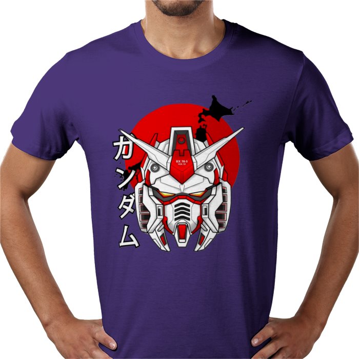 Gundam Wing - RX 78 5 Head T-Shirt