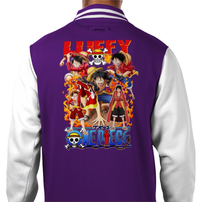 One Piece - Luffy Theme 2 Varsity Jacket