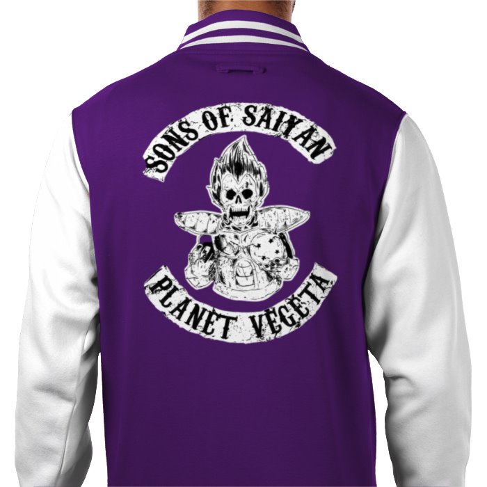 Dragon Ball Z & Sons Of Anarchy - Sons Of Saiyan Varsity Jacket