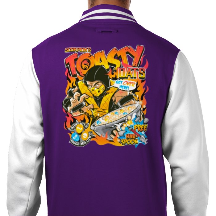 Mortal Kombat - Scorpions Toasty Oats Varsity Jacket