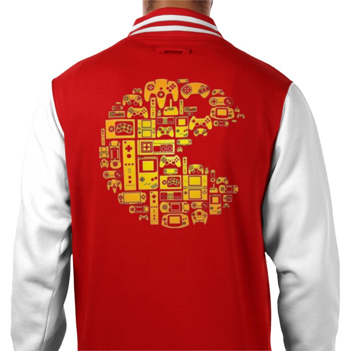 Pac-Man - Collage Varsity Jacket