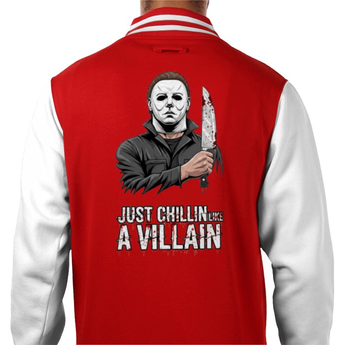 Halloween - Chilin Like A Villain Varsity Jacket