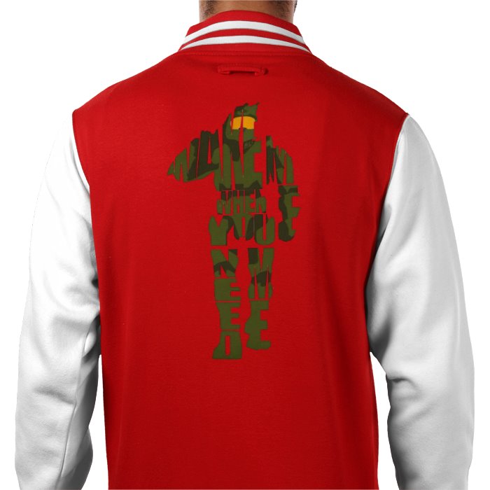 Halo - Wake Me When You Need Me Varsity Jacket