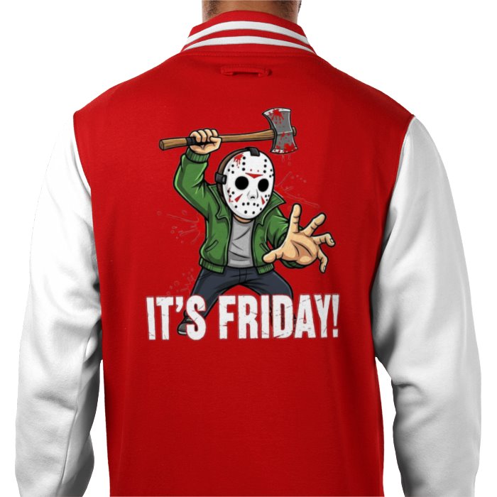 Friday 13th - Its Friday Varsity Jacket