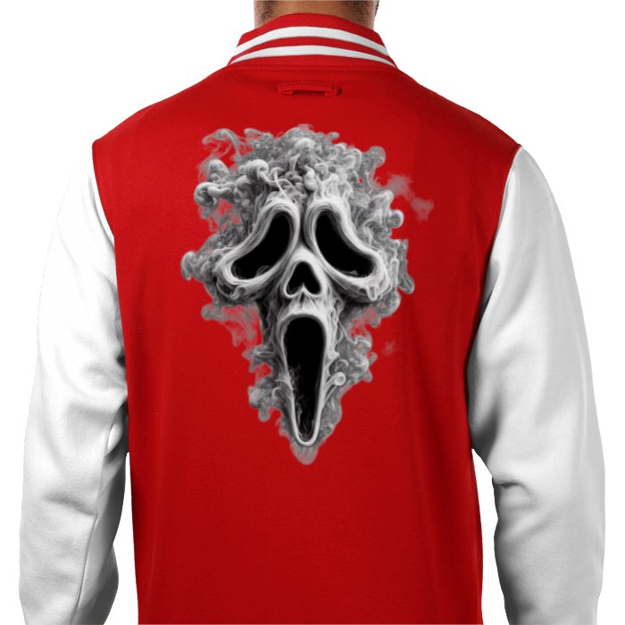 Scream - Smoke Face Varsity Jacket