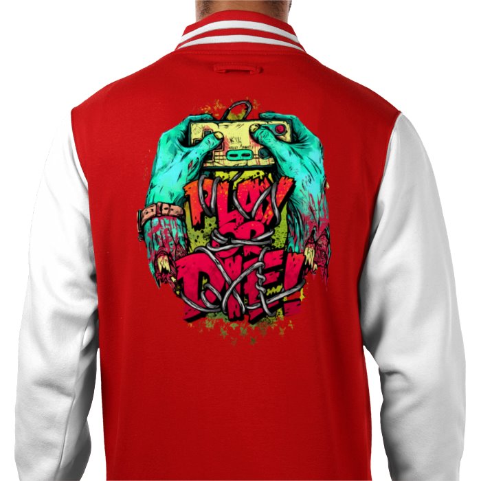 Play Or Die Varsity Jacket