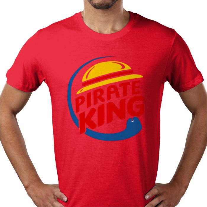 One Piece & Burger King - Pirate King T-shirt