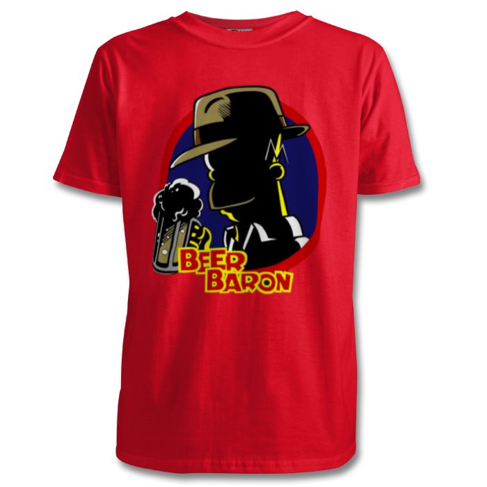 The Simpsons & Dick Tracey - Beer Baron T-shirt