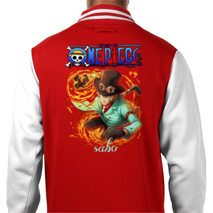 One Piece - Sabo Theme 1 Varsity Jacket