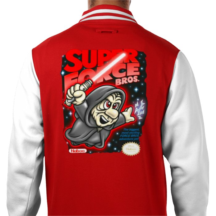 Super Mario Bro's & Star Wars - Super Force Bros Varsity Jacket