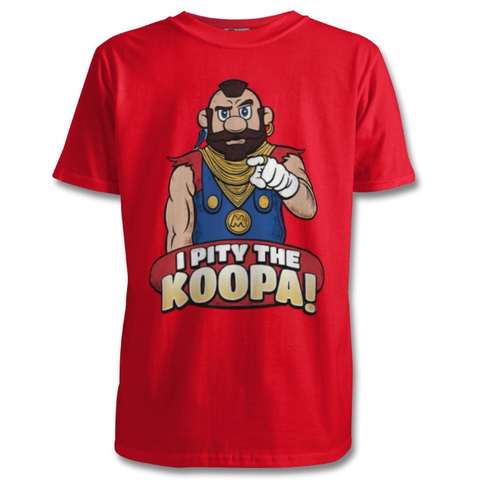 The A Team & Super Mario Bro's - I Pity The Koopa T-shirt