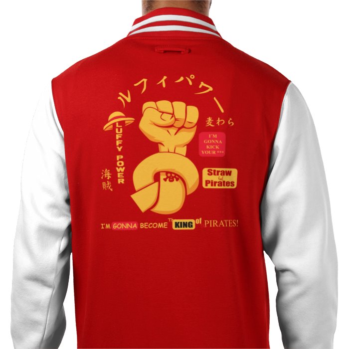 One Piece - Luffy Theme 5 Varsity Jacket